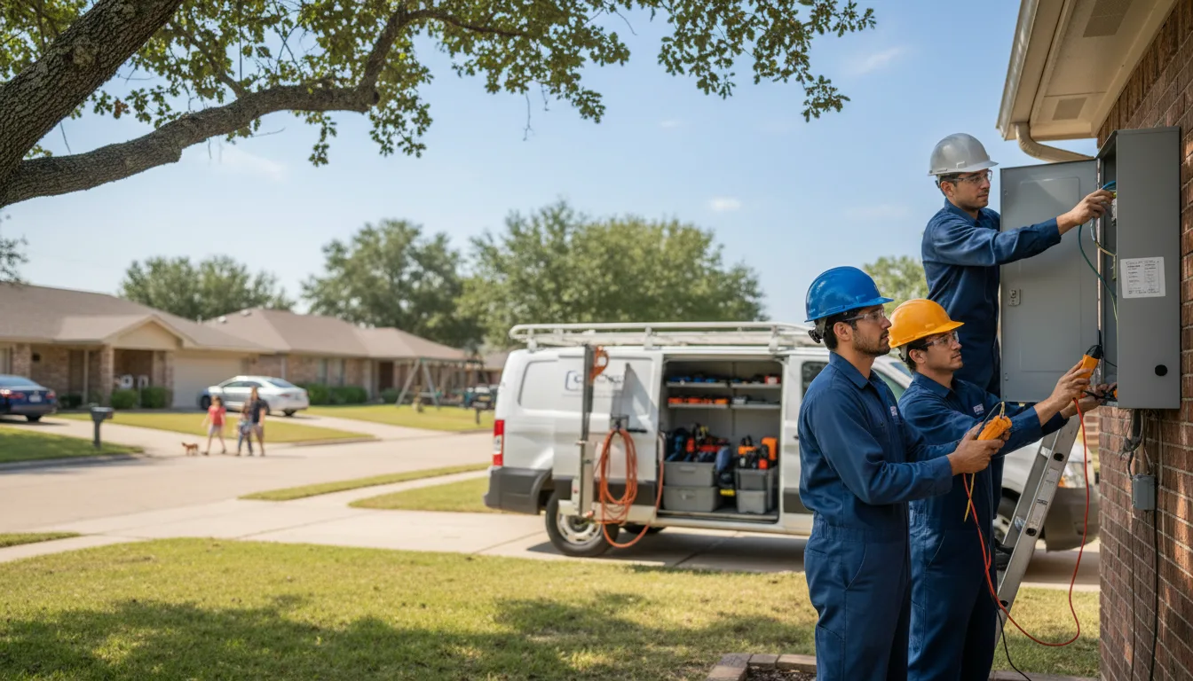 Certified electrician providing emergency electrical services in Brook, IN